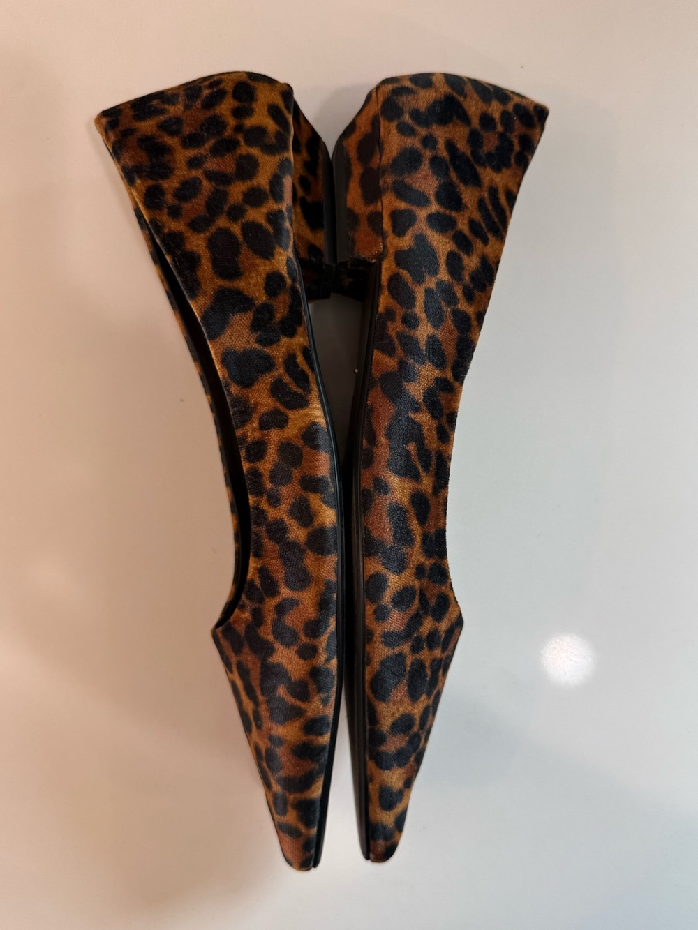 Zara Leopard Print Pointed Ballet Flats - Picture 8 of 9